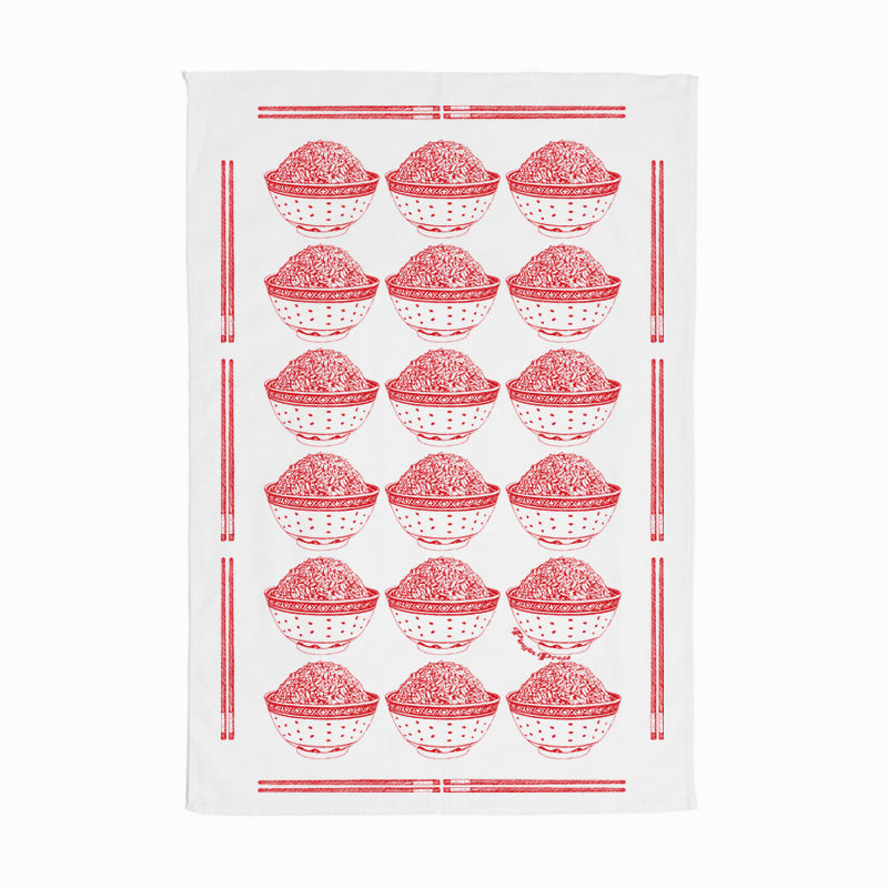 Rice Bowl Tea Towel
