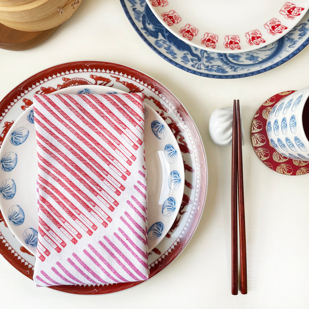 Chopsticks Napkins (Set of Four)