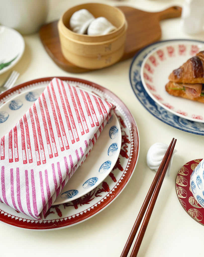 Chopsticks Napkins (Set of Four)