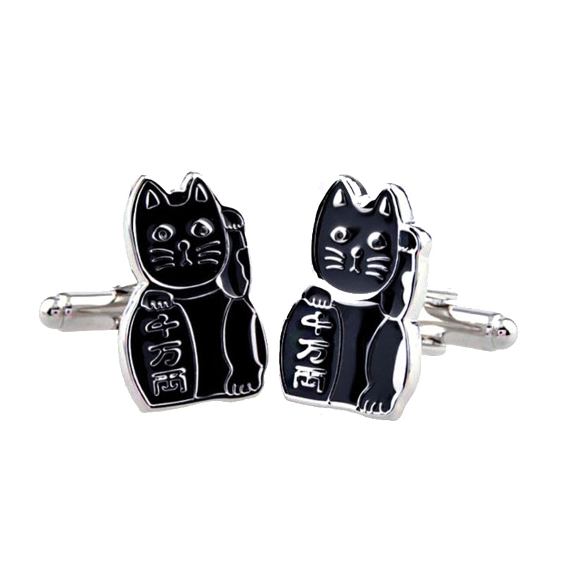 Lucky Cat Cufflinks