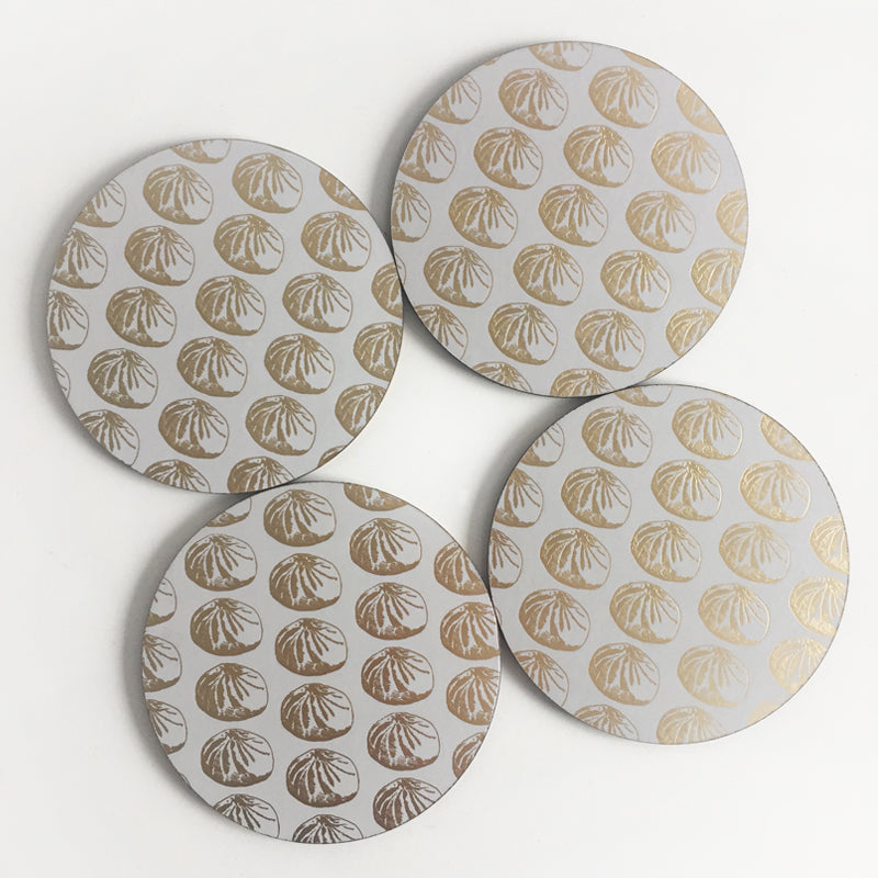 Baozi Coasters (Gold)