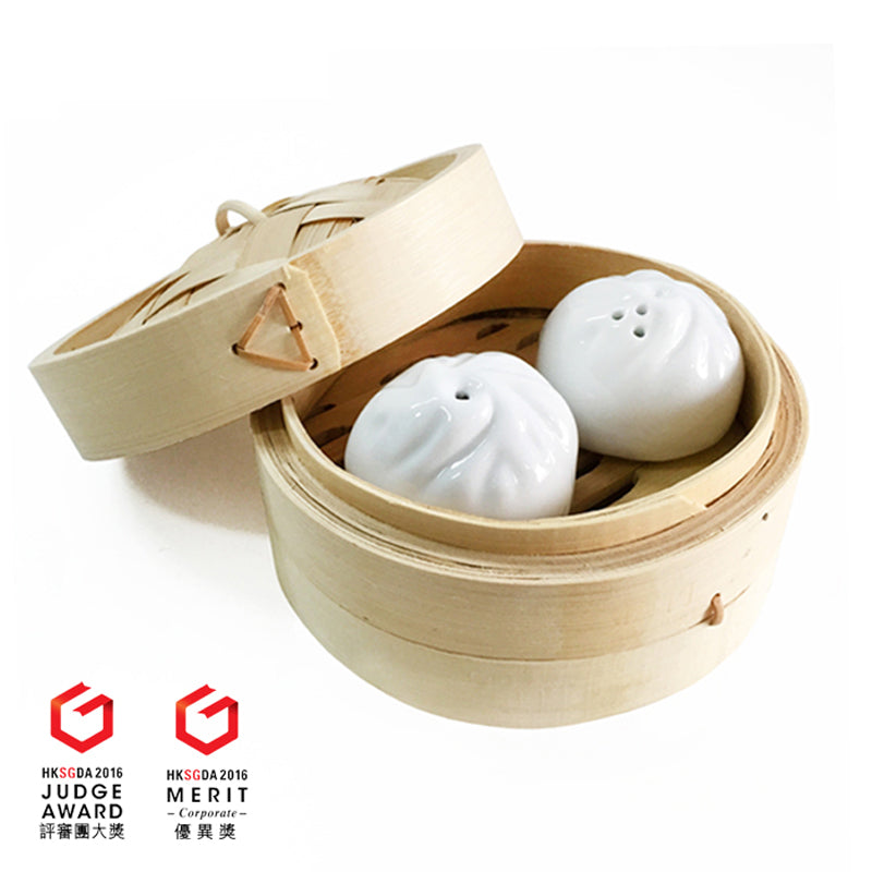 Dumpling Salt and Pepper Shakers