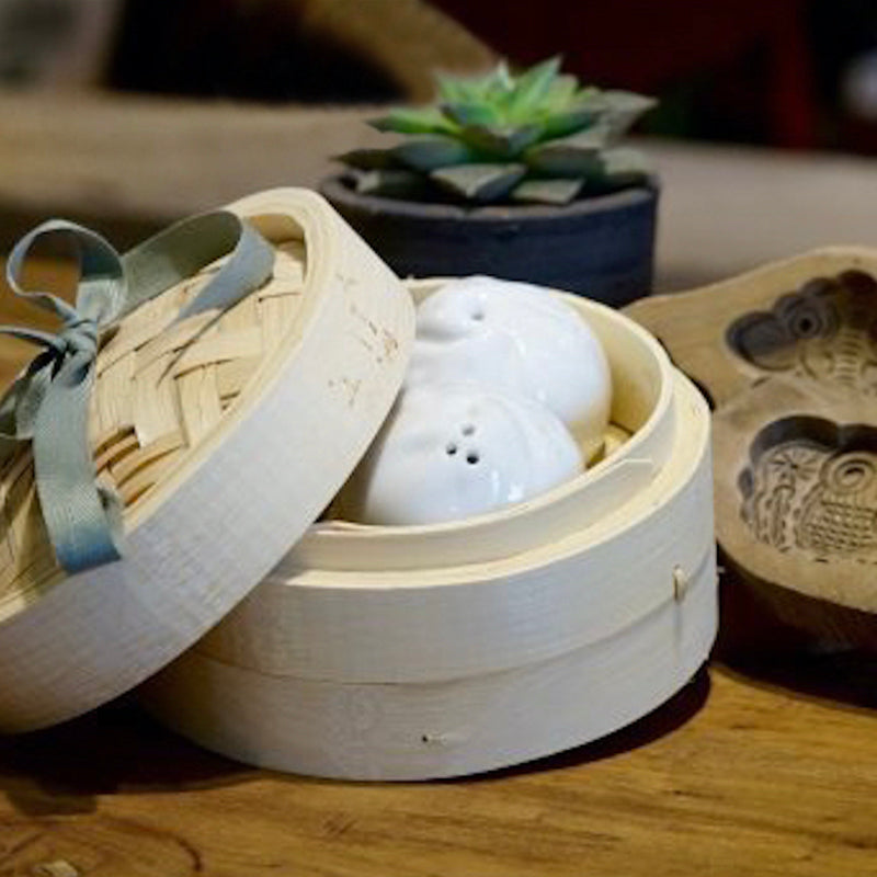 Dumpling Salt and Pepper Shakers