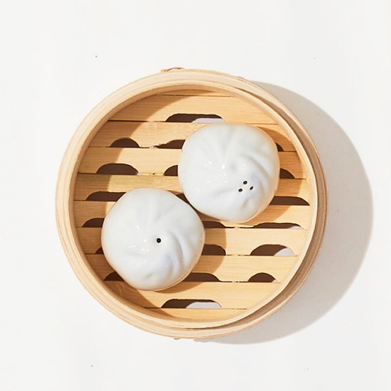 Dumpling Salt and Pepper Shakers