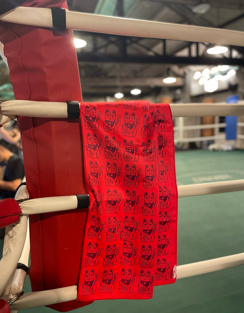 Lucky Cat Sports Towel