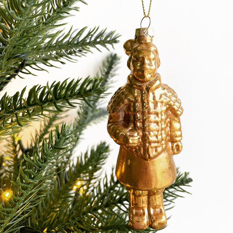 Terracotta Warrior Festive Tree Ornament
