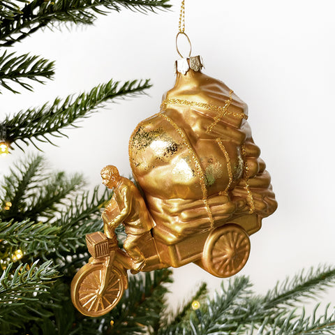 Fu Lion Festive Tree Ornament