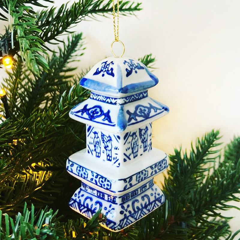 Pagoda Festive Tree Ornament