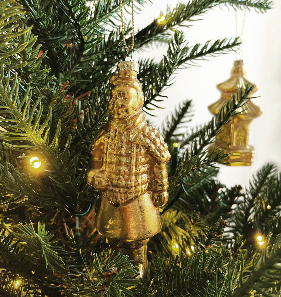 Terracotta Warrior Festive Tree Ornament